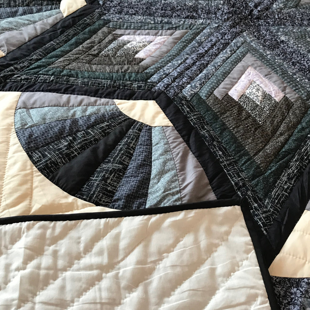 Broken Star Log Fan Patchwork