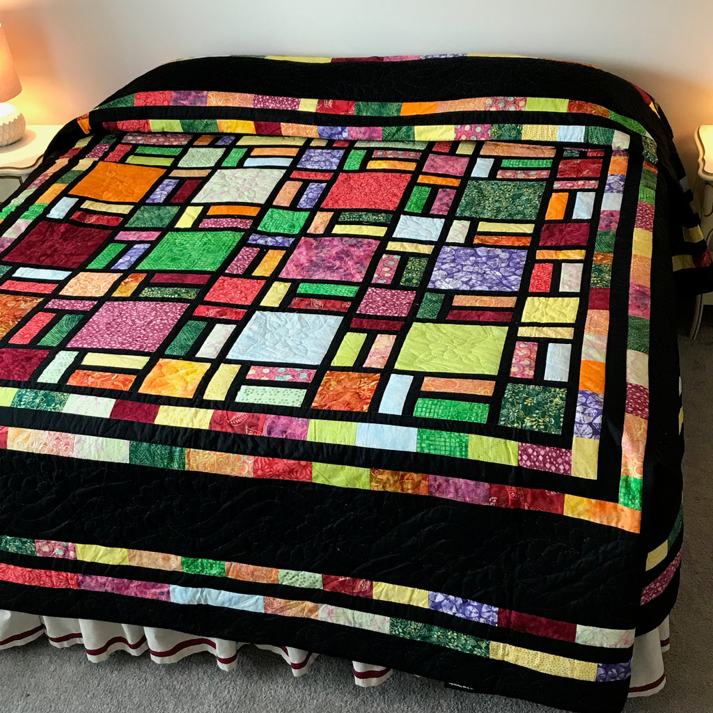 Stained Glass Batik Patchwork