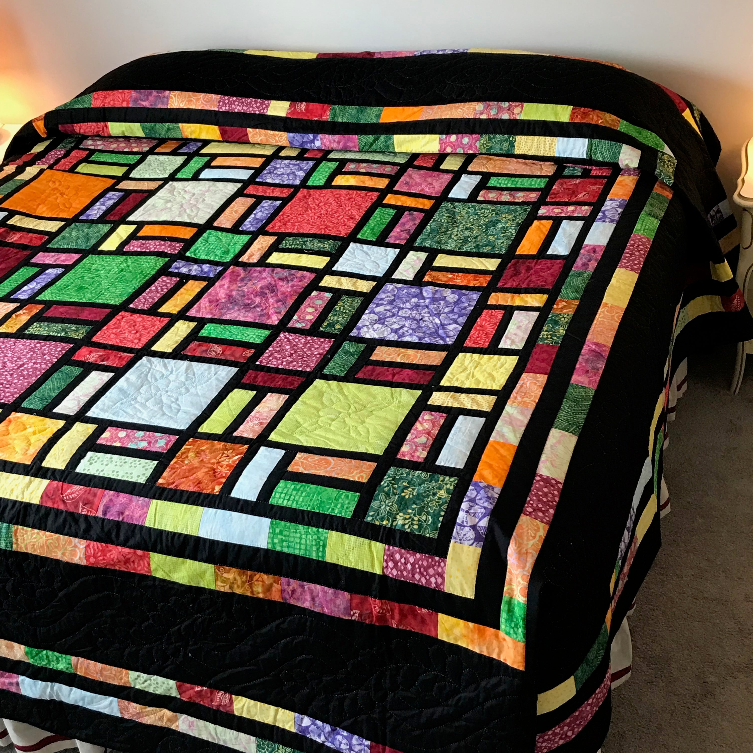 Stained Glass Batik Patchwork