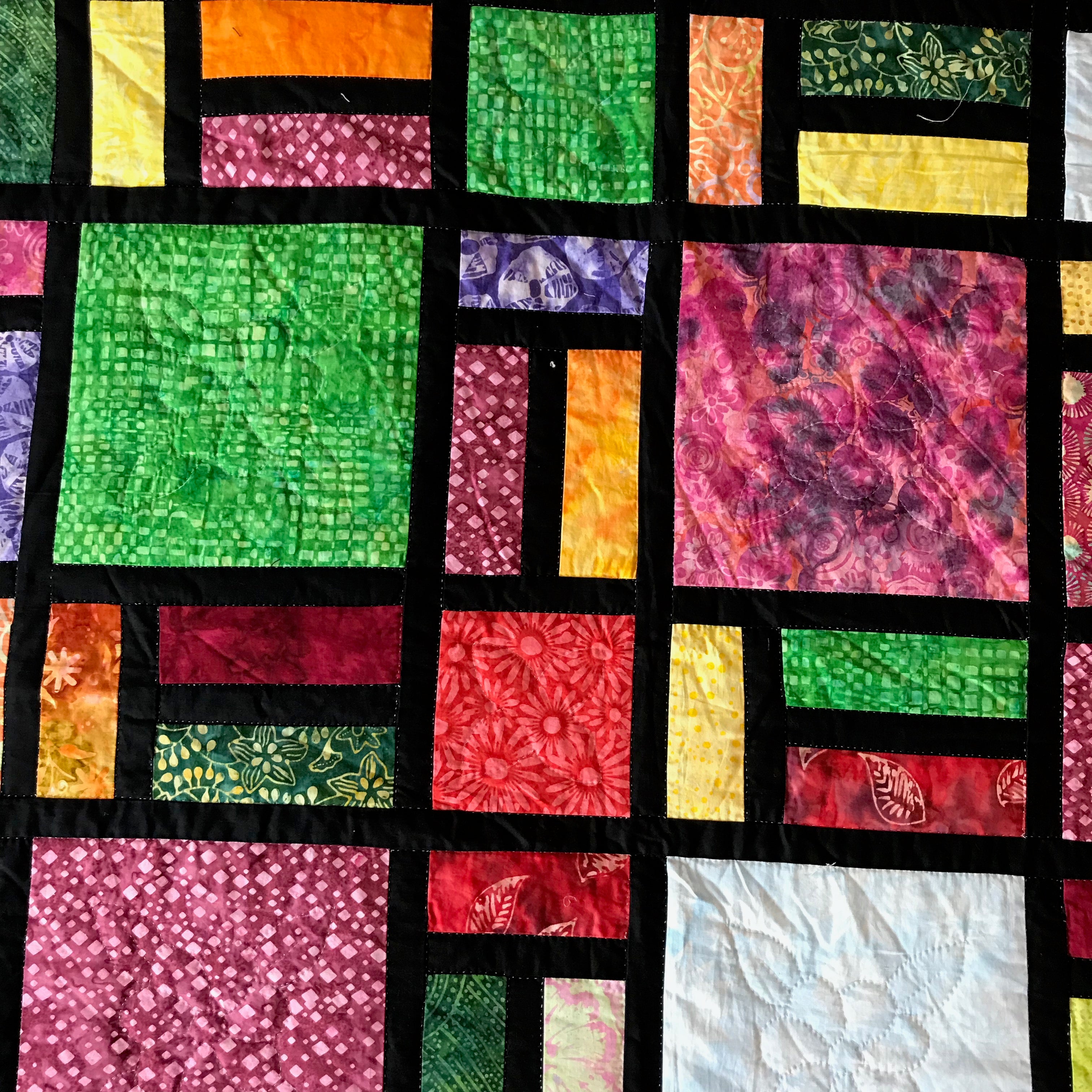Stained Glass Batik Patchwork
