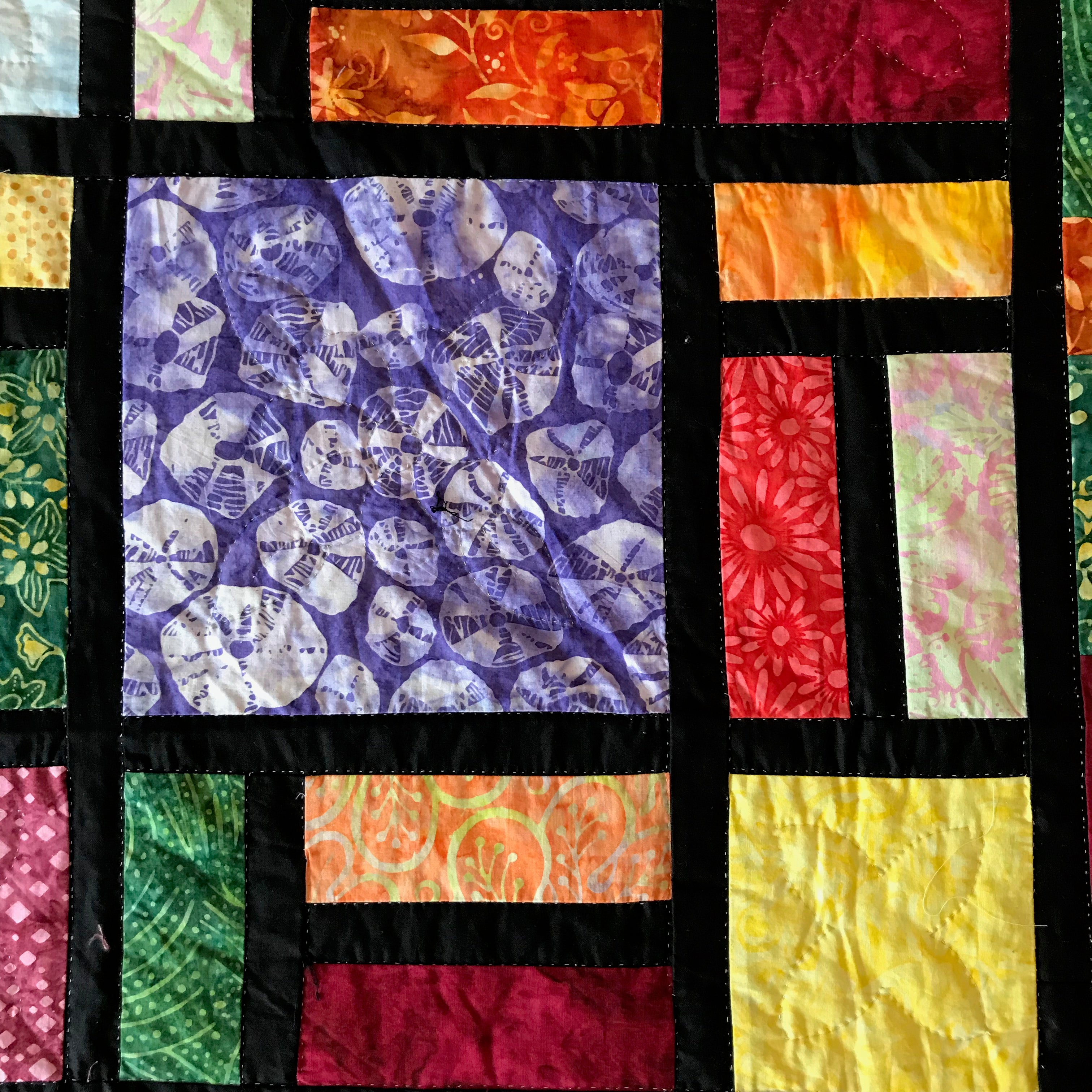 Stained Glass Batik Patchwork