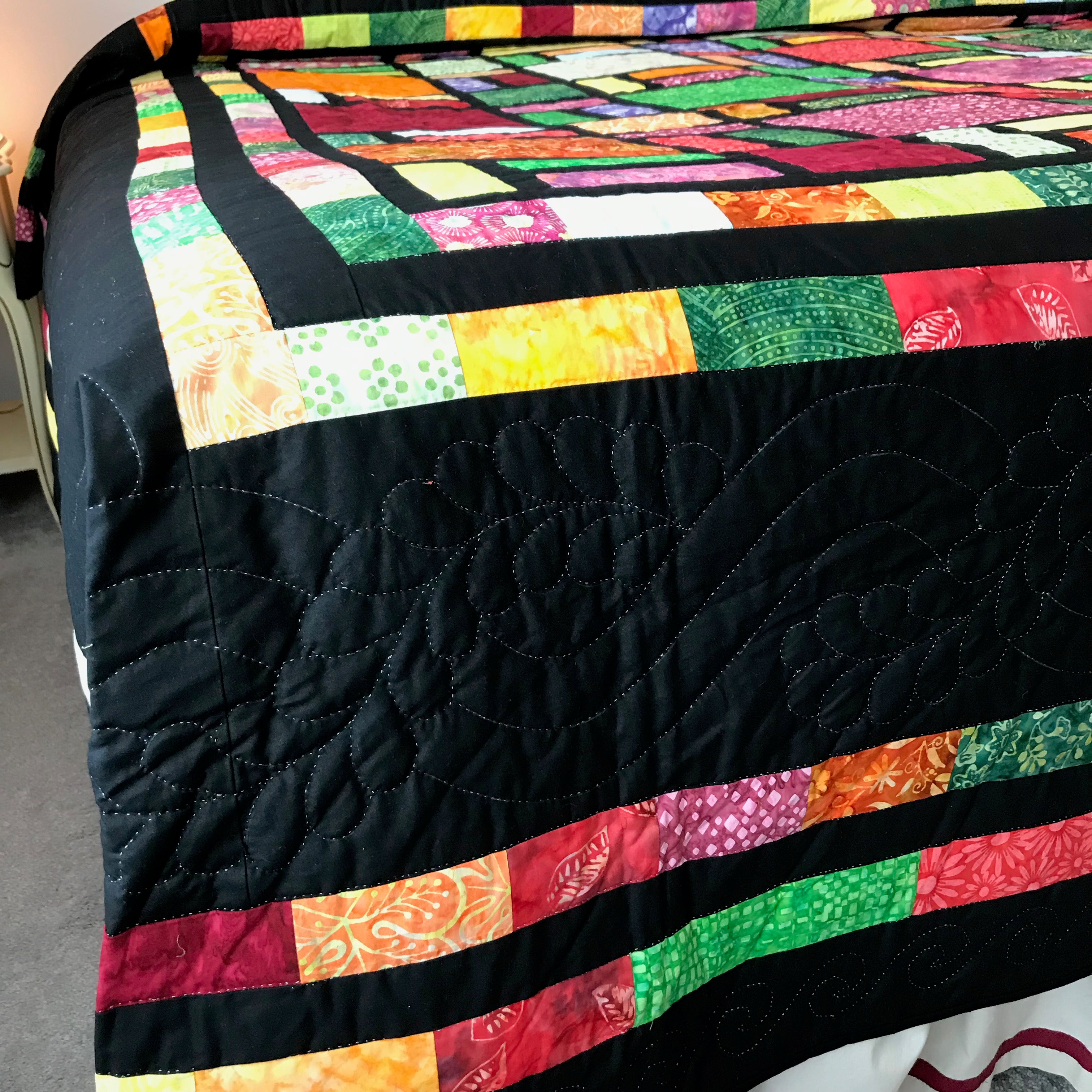 Stained Glass Batik Patchwork