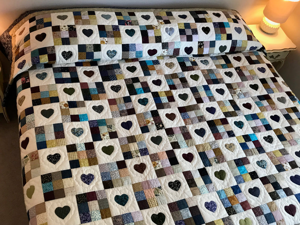Life and Love Nine Patch Hearts