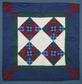 Amish Nine Patch Wallhanging Quilt