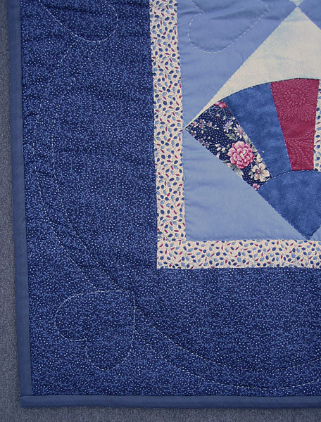 Blue Sampler Wallhanging Quilt