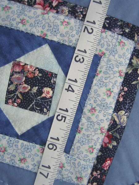 Blue Sampler Wallhanging Quilt