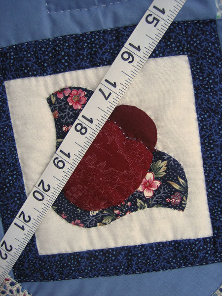 Blue Sampler Wallhanging Quilt