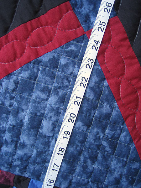 Central Diamond Amish Small Quilt Wallhanging