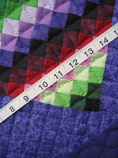 Central Diamond Amish Sparkle Small Quilt Wallhanging