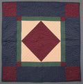 Central Diamond Amish Color Small Quilt Wallhanging