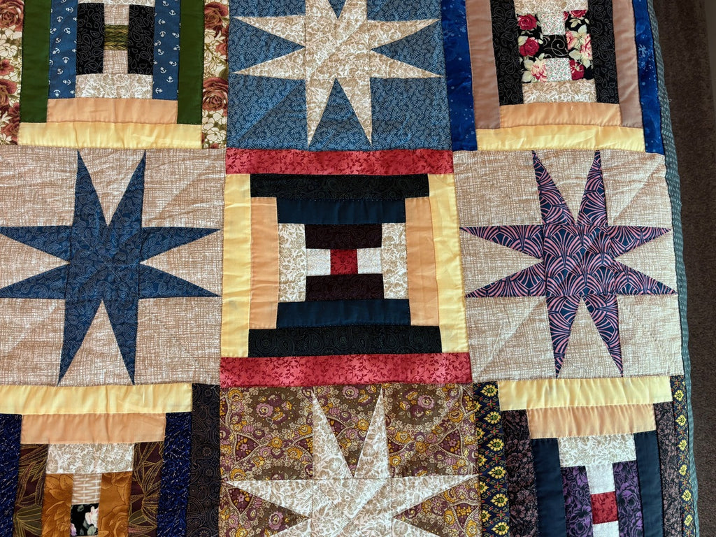 Star Over the Log Cabin Large