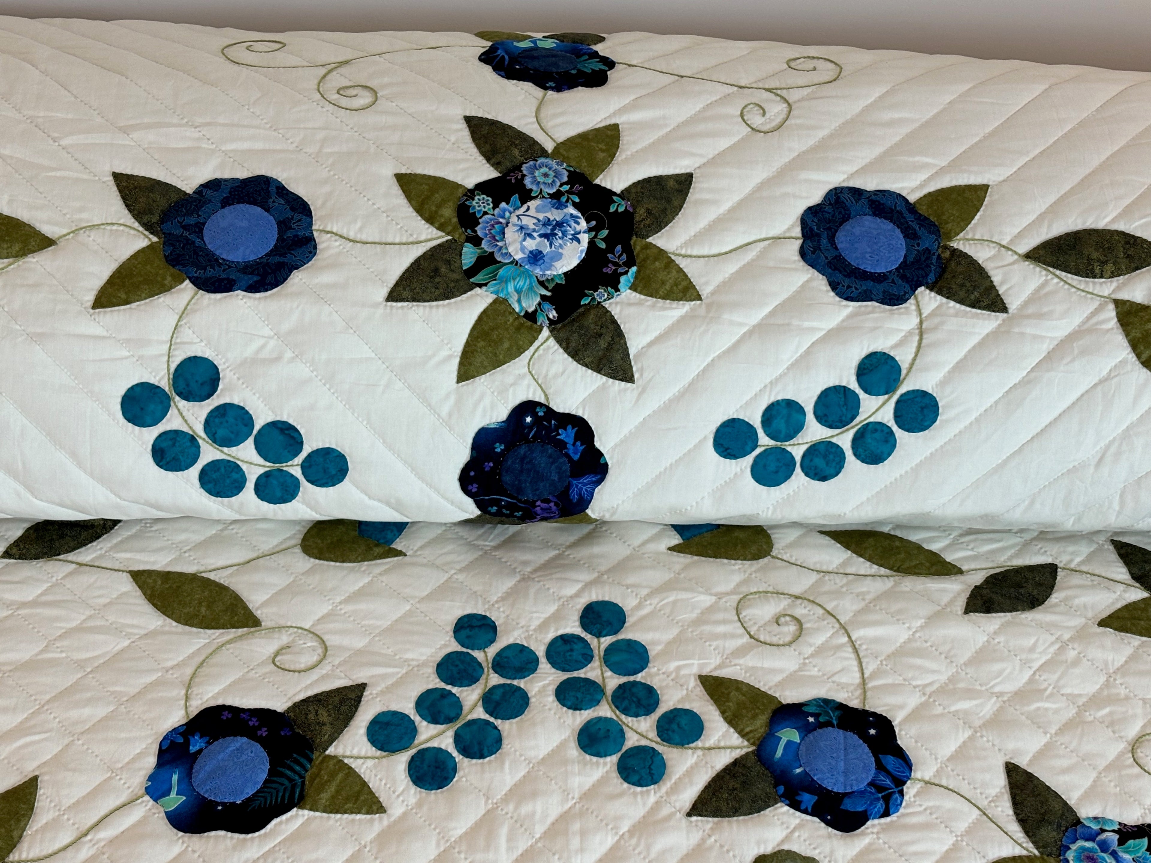 Peacock Pair Appliqué