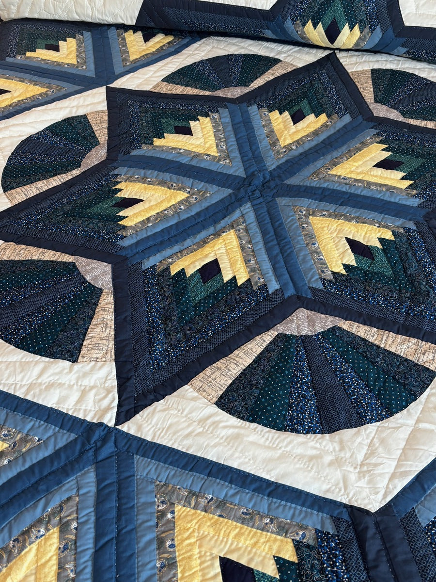 Broken Log Cabin Star