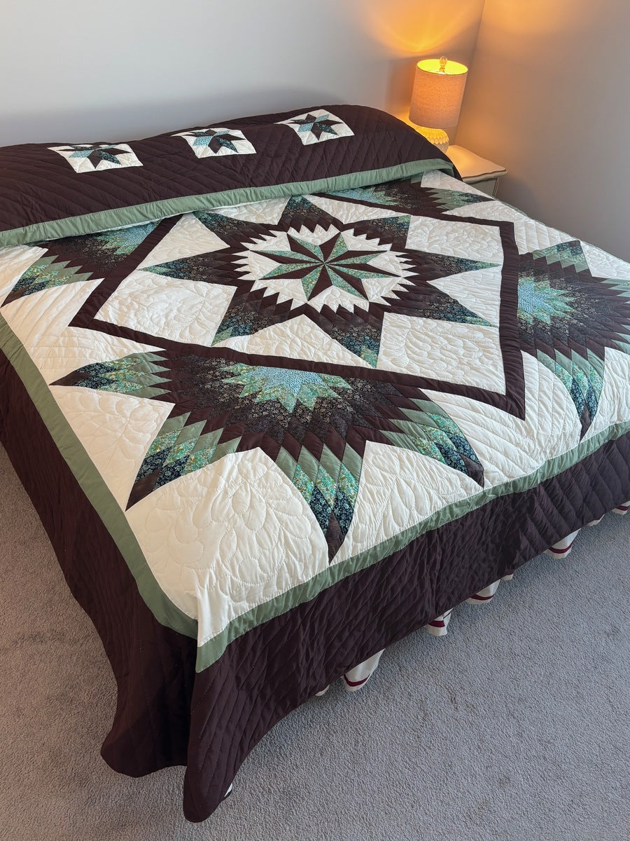 Compass Star in Star Patchwork