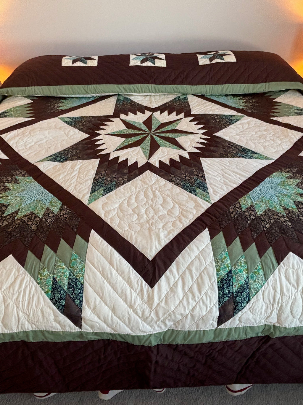 Compass Star in Star Patchwork