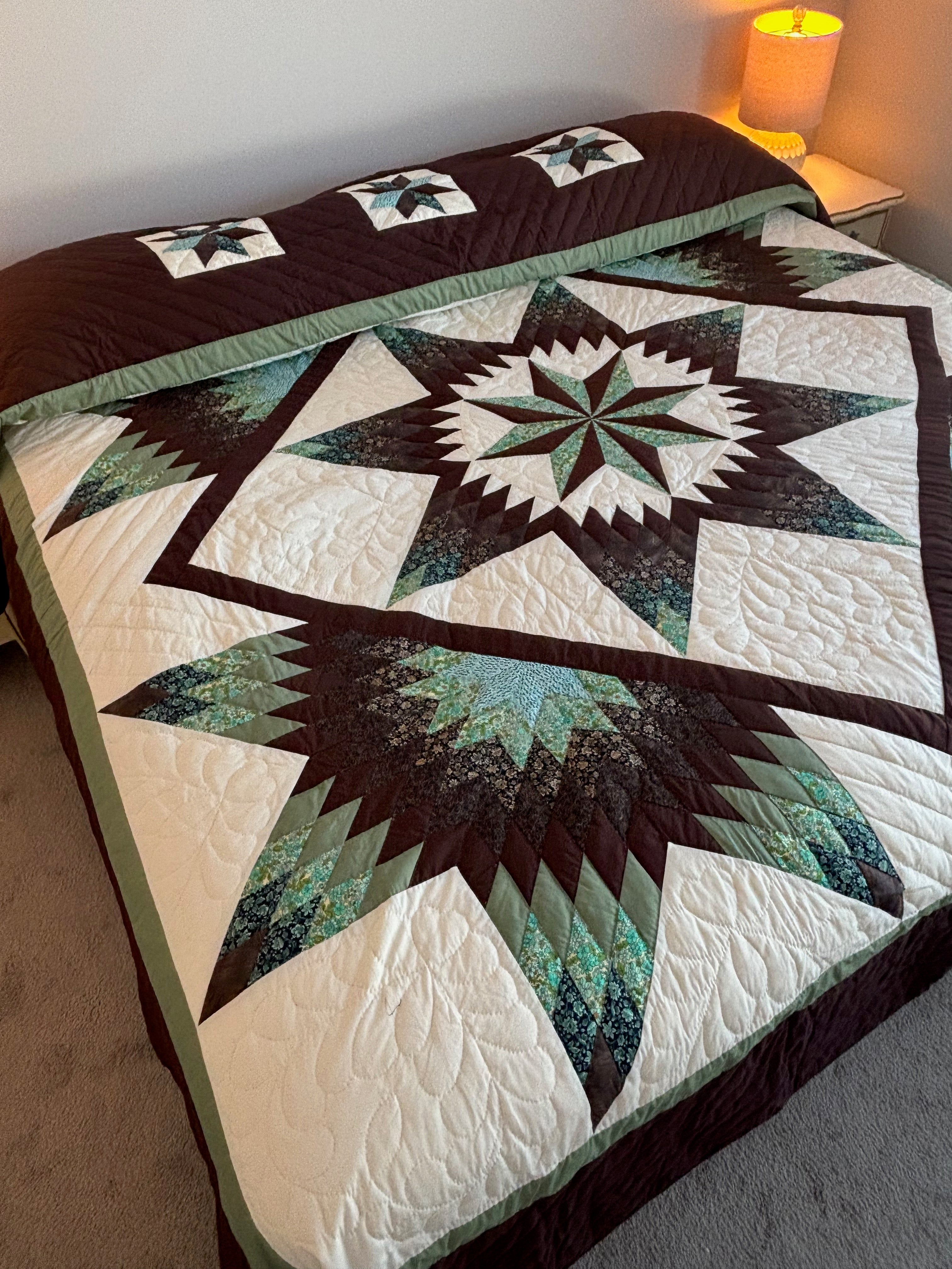 Compass Star in Star Patchwork