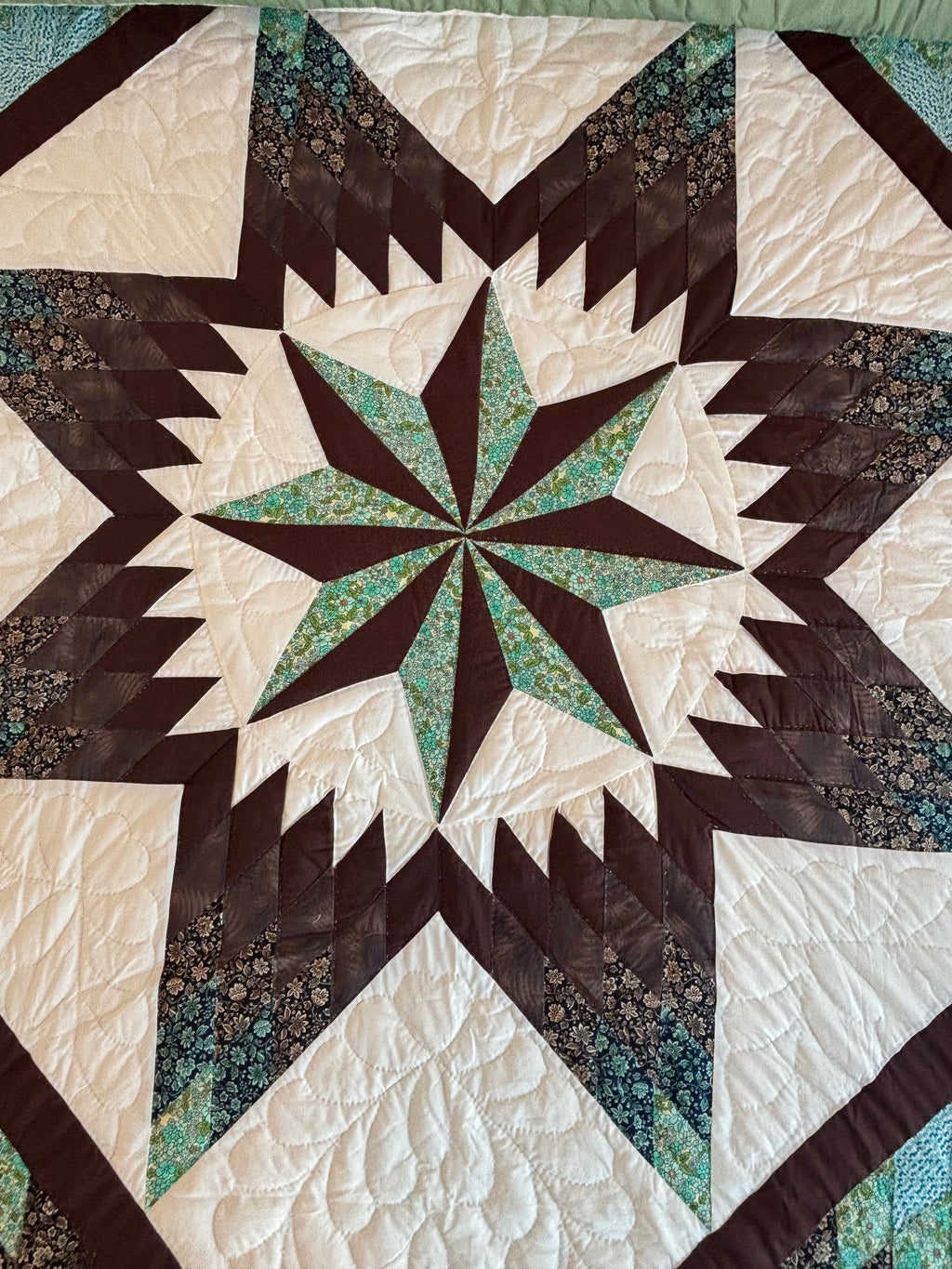 Compass Star in Star Patchwork