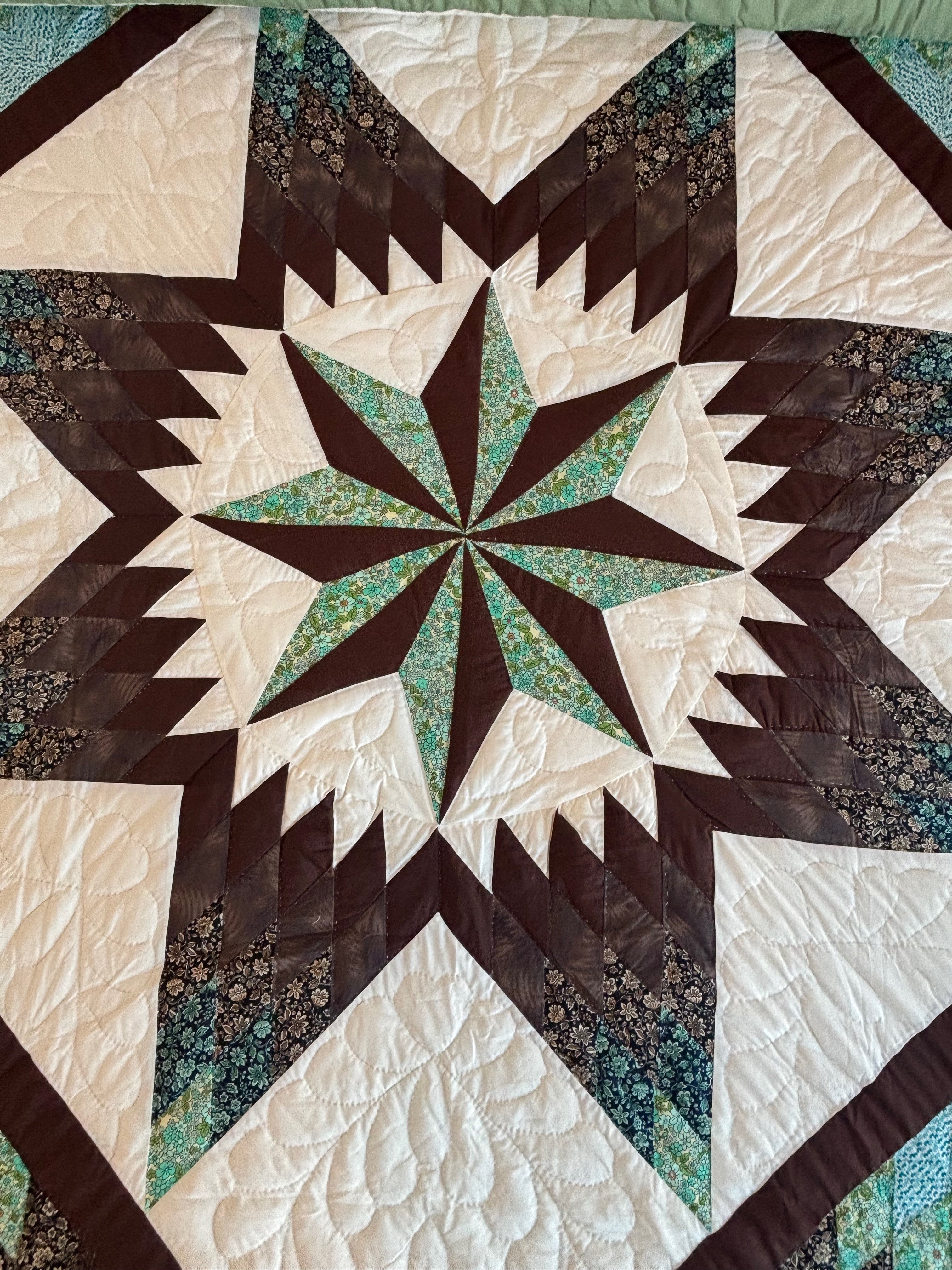 Compass Star in Star Patchwork