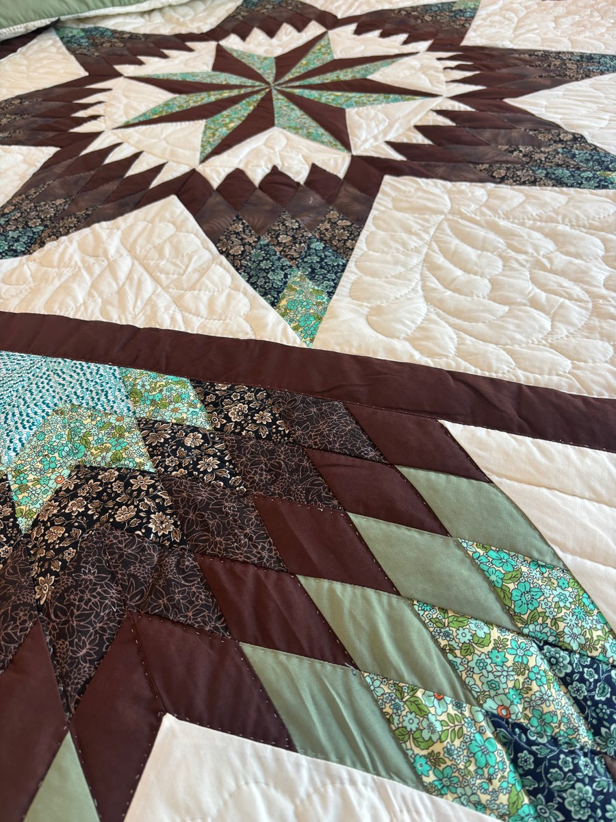 Compass Star in Star Patchwork