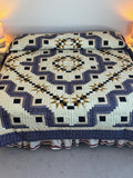 Stars in Log Cabin Patchwork