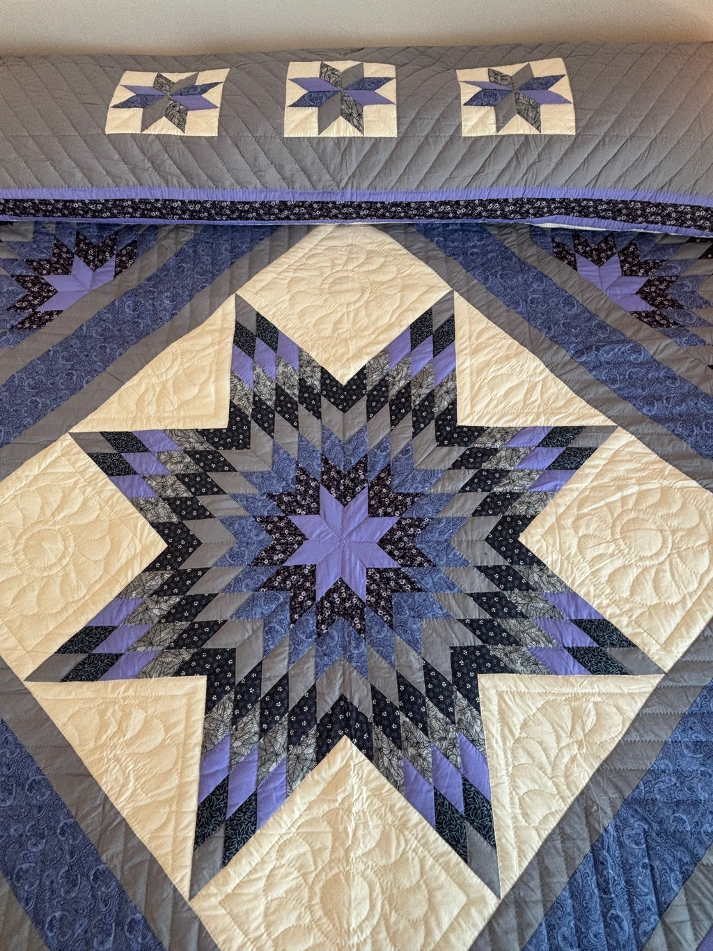 Framed Star in Stars Patchwork
