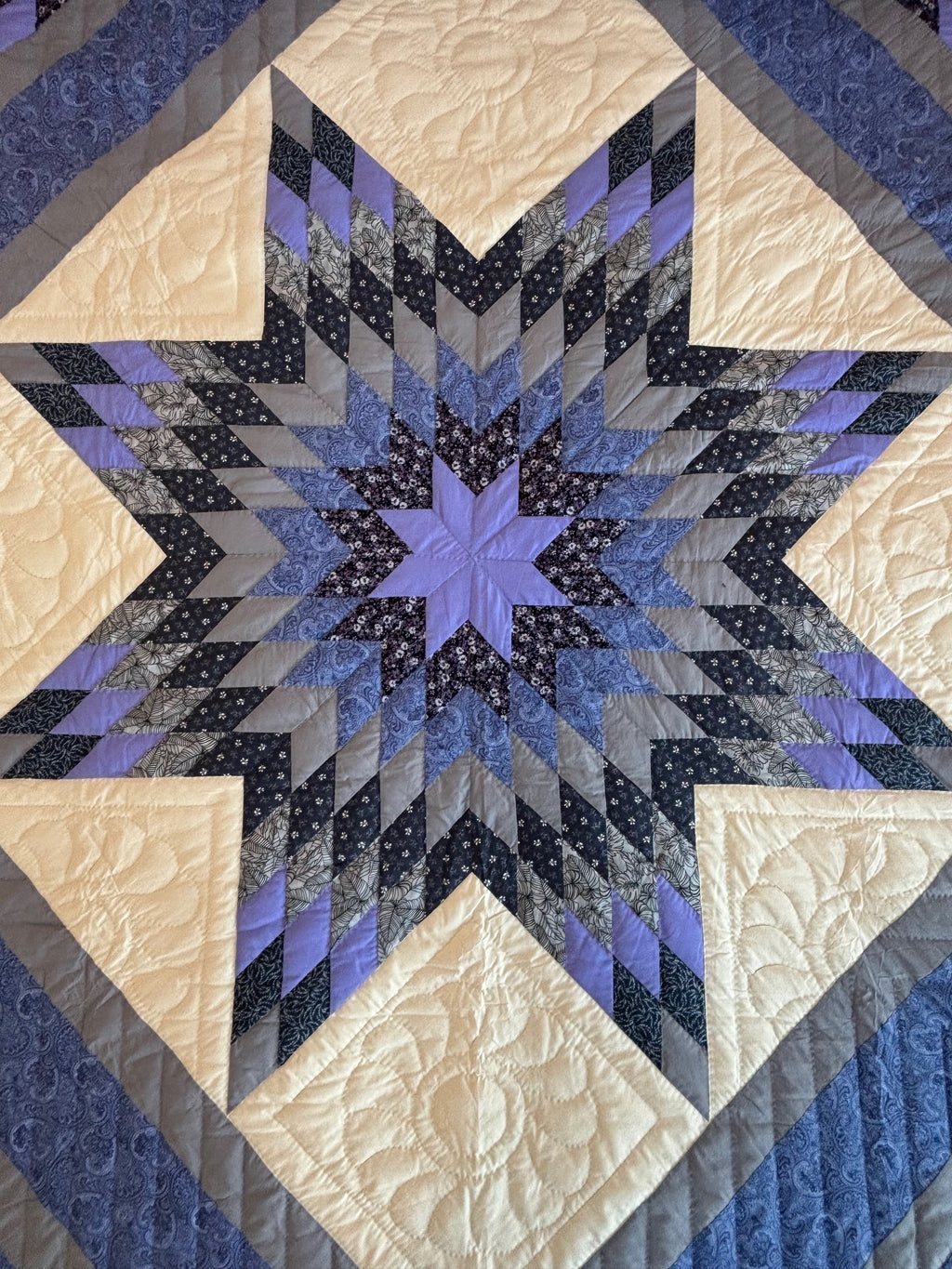 Framed Star in Stars Patchwork