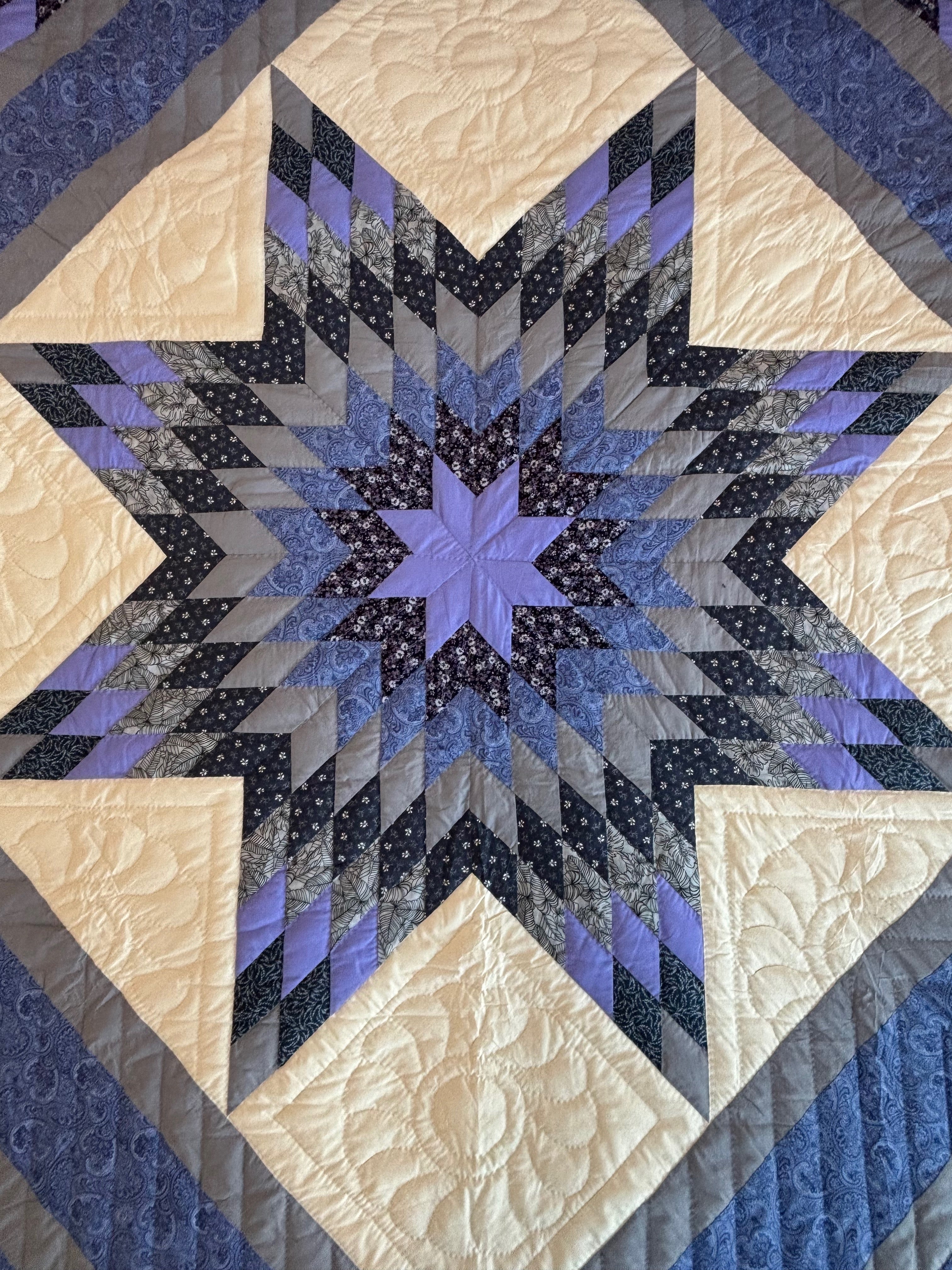 Framed Star in Stars Patchwork