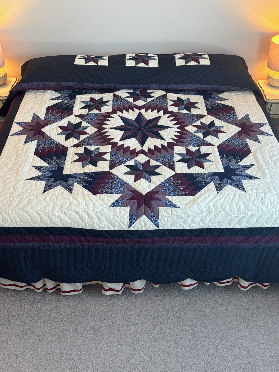Split Diamond Stars Patchwork