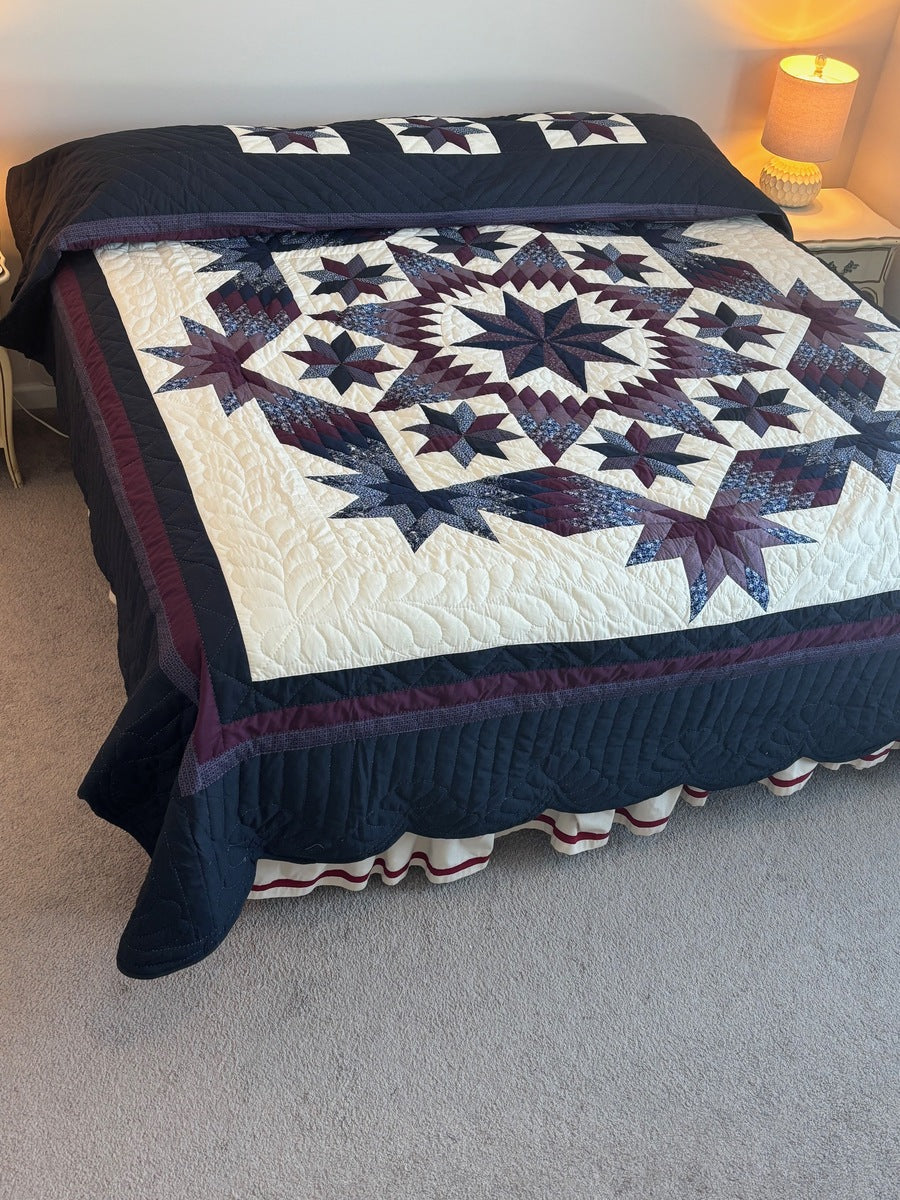 Split Diamond Stars Patchwork