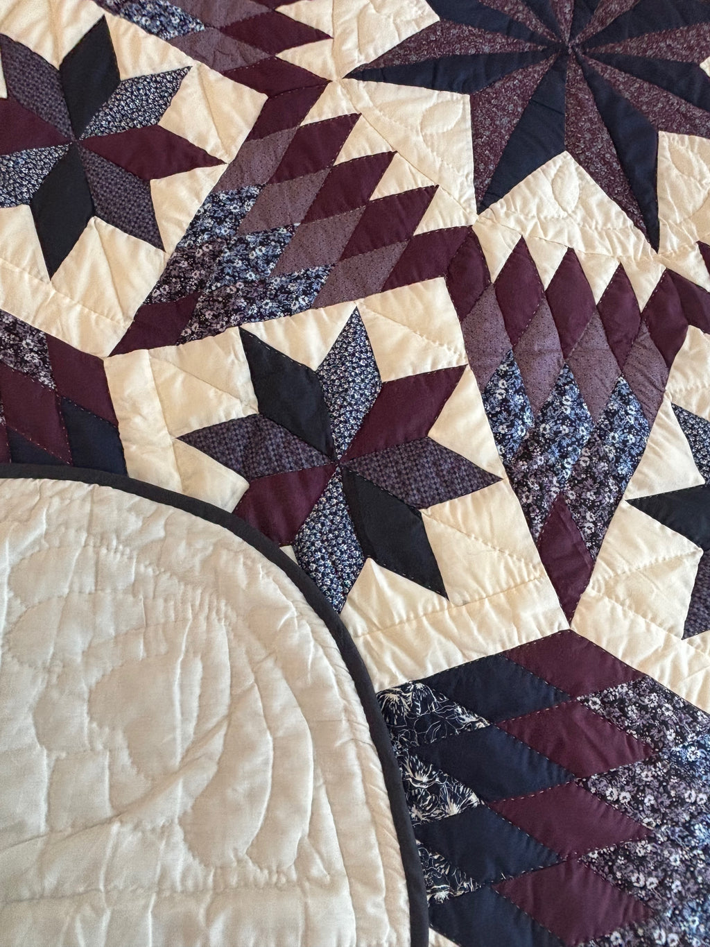 Split Diamond Stars Patchwork