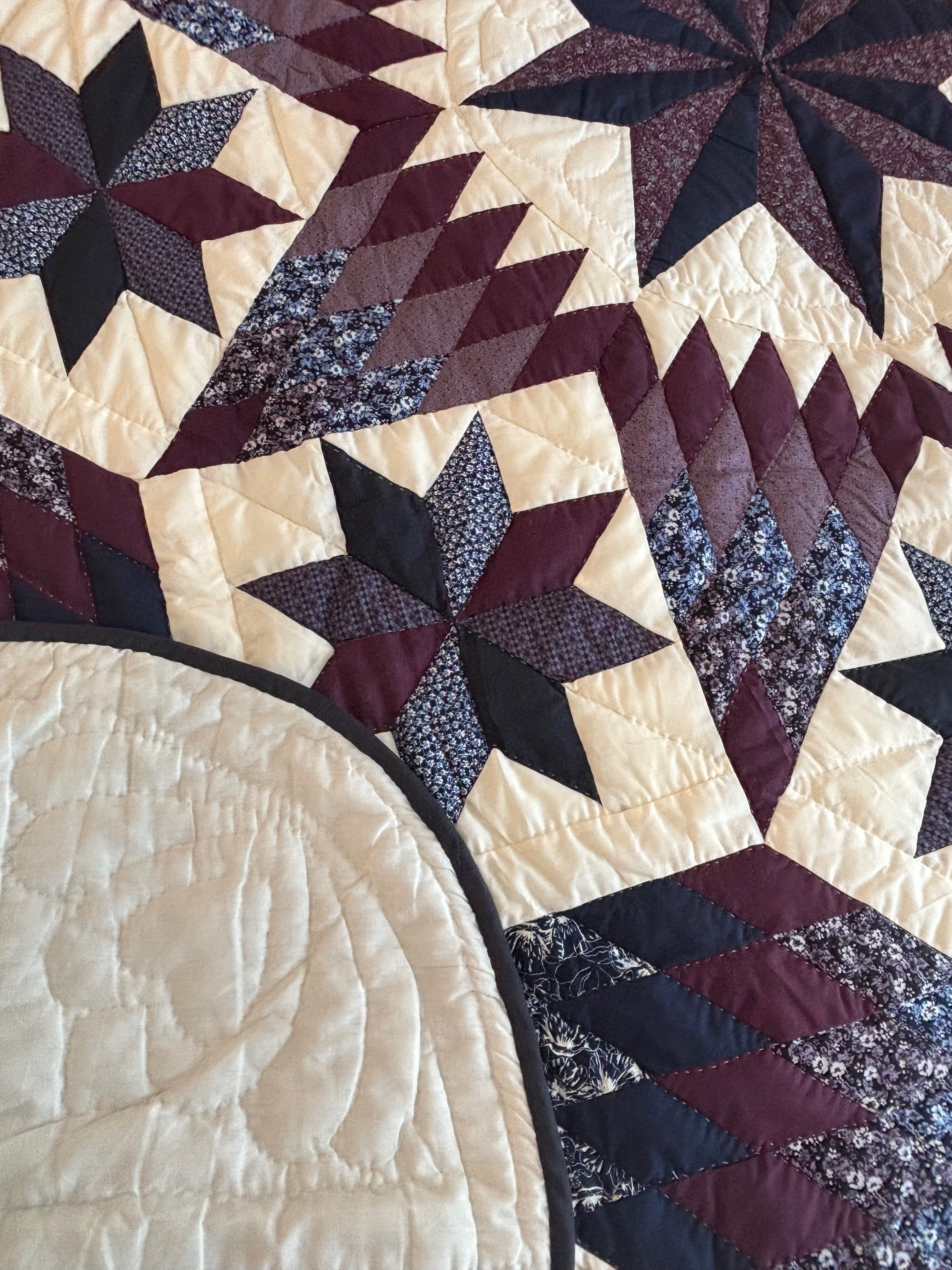 Split Diamond Stars Patchwork