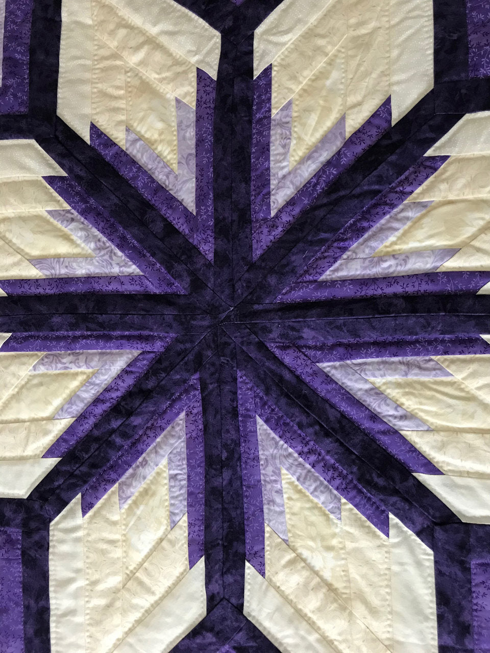 Royal Purple Starburst Patchwork