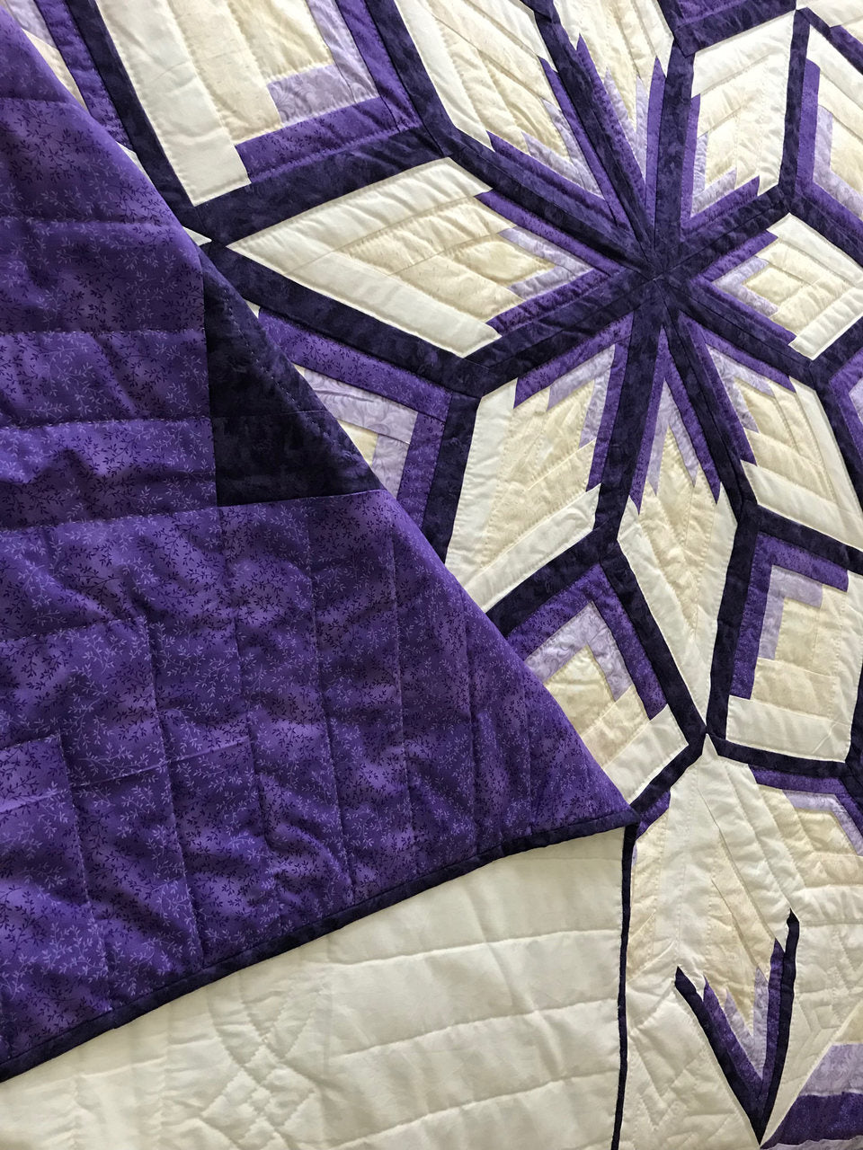 Royal Purple Starburst Patchwork