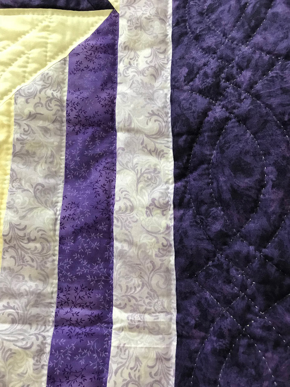 Royal Purple Starburst Patchwork