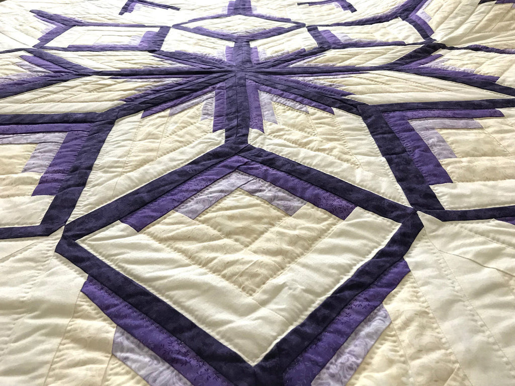Royal Purple Starburst Patchwork