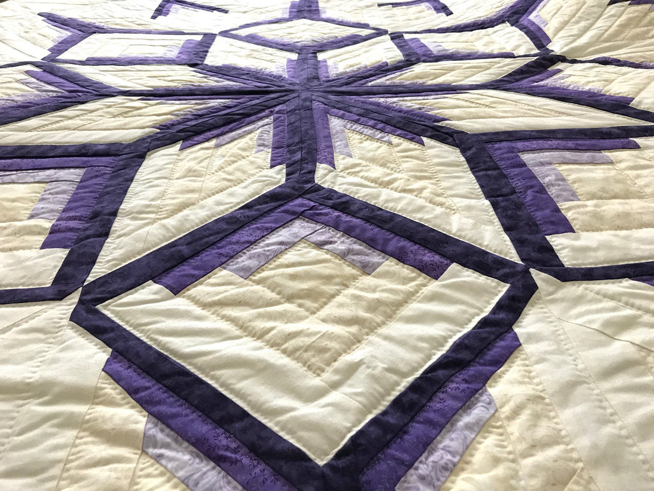 Royal Purple Starburst Patchwork