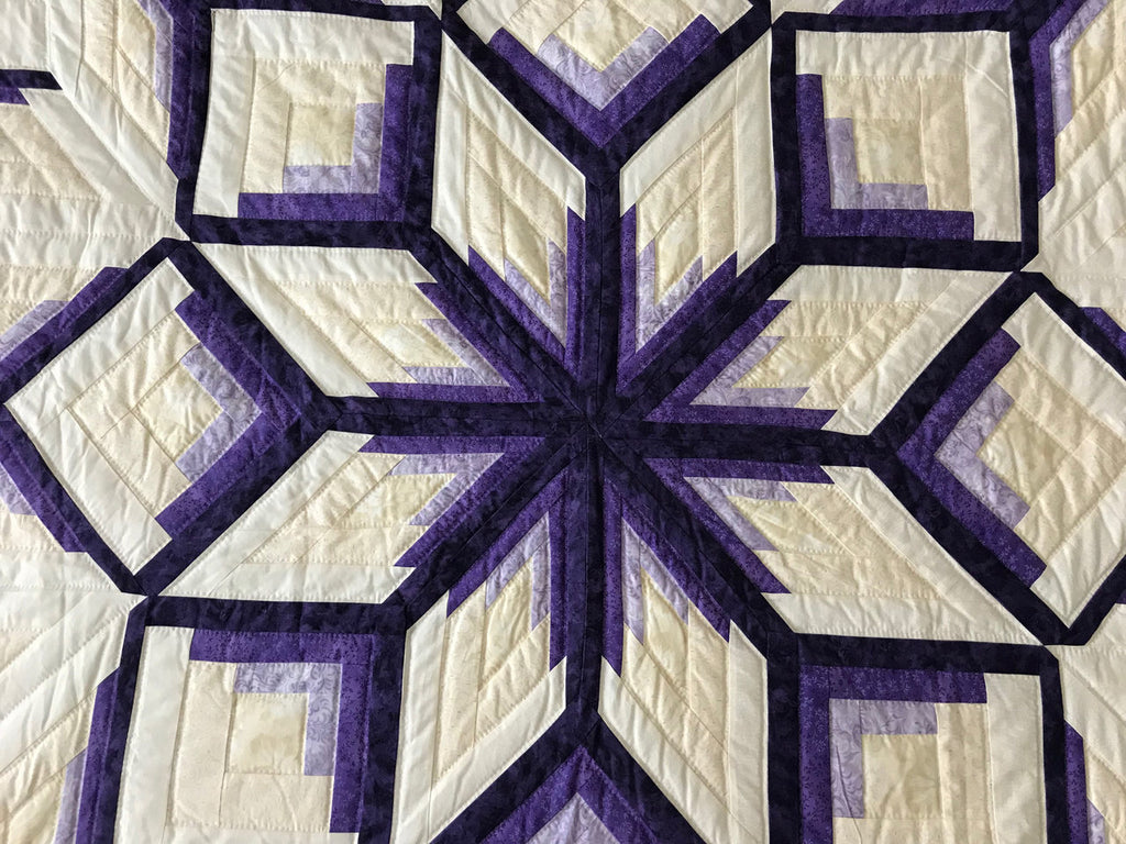 Royal Purple Starburst Patchwork