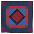 Center Diamond Dutch Colors Amish Wall Hanging 26"
