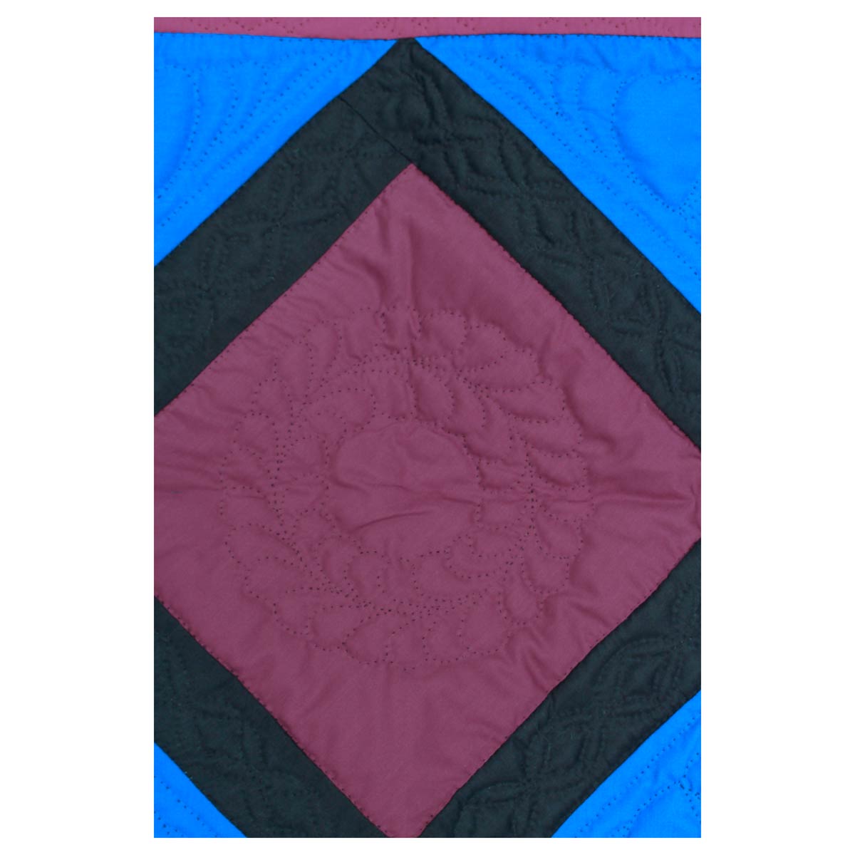 Center Diamond Dutch Colors Amish Wall Hanging 26"