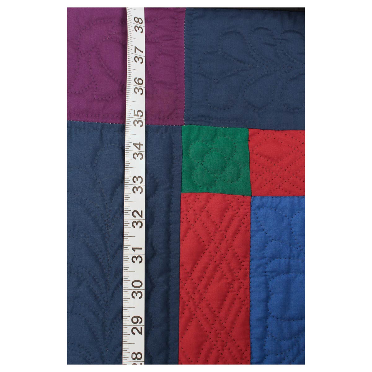 Center Diamond Dutch Colors Amish Wall Hanging 26"