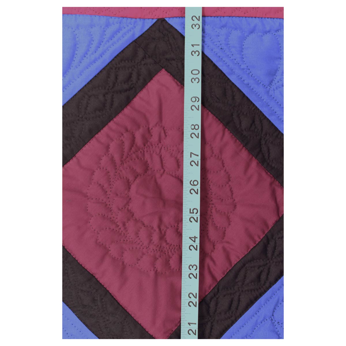 Center Diamond Dutch Colors Amish Wall Hanging 26"